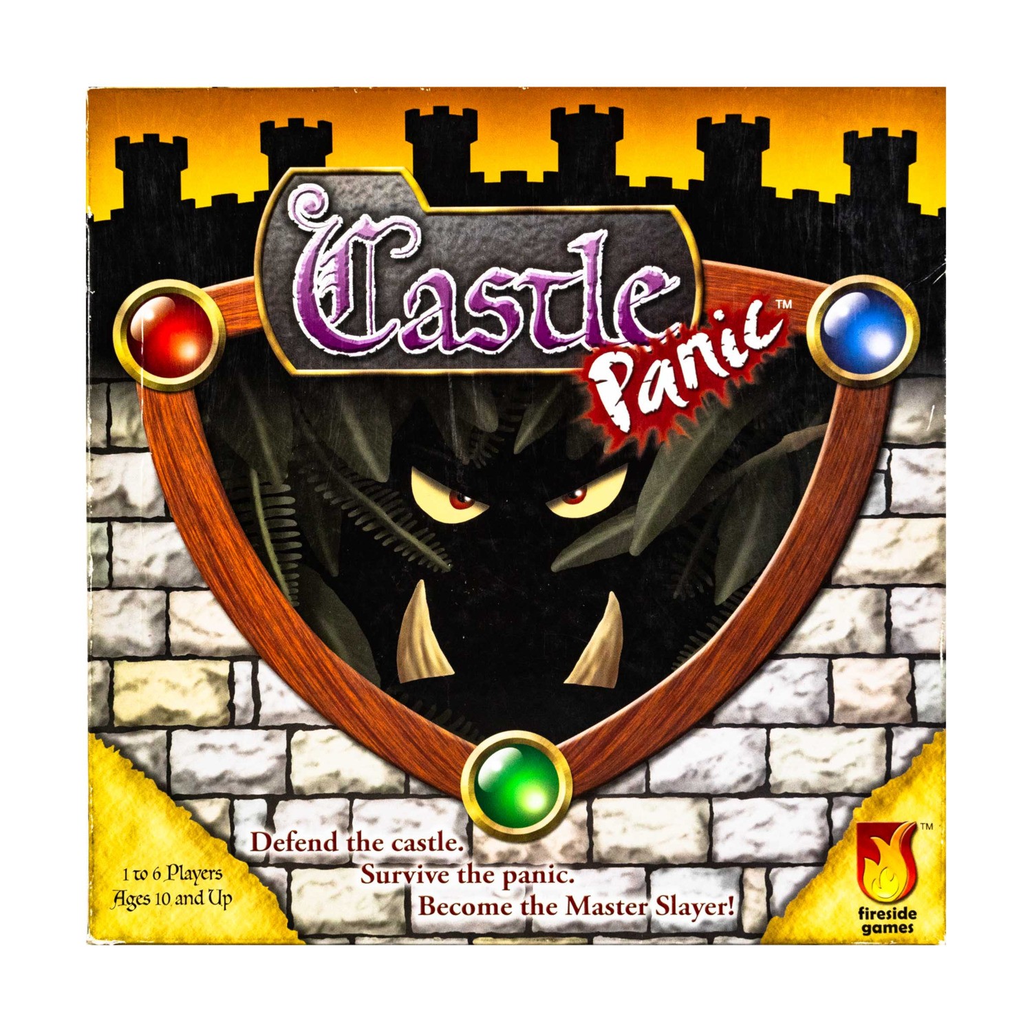 Fireside Board Game Castle Panic Collection #1 – Base Game + 2 Expans Fair/EX