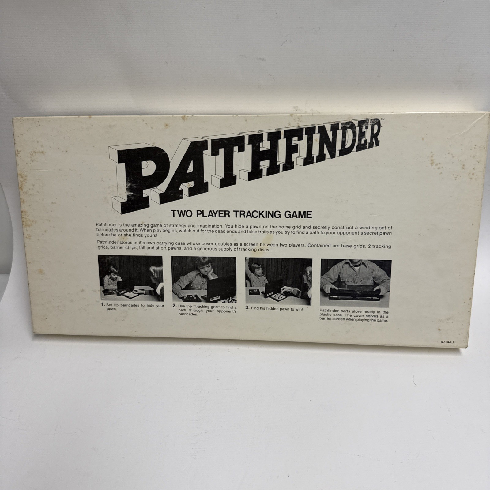 VINTAGE Milton Bradley Pathfinder Tow Players Tracking Strategy Game 1977