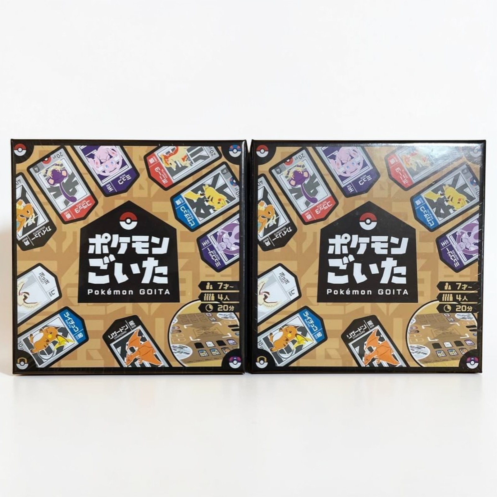 New Pokemon GOITA Board Game Set of 2 English Instructions Japan
