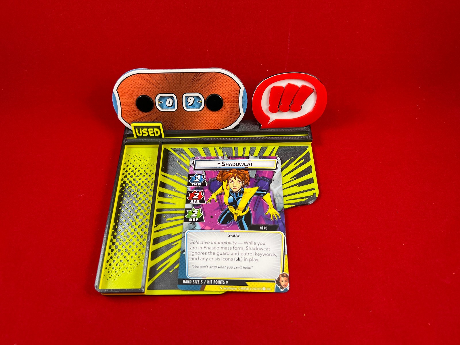 Marvel Champions™ compatible Hero Dashboard/Tray Custom 3D printed