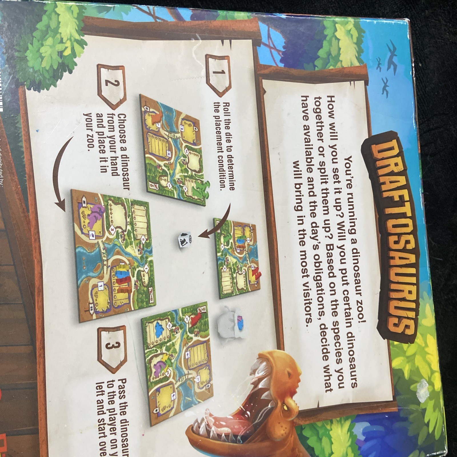 Draftosaurus Board Game by Ankama German Version- Just Box!