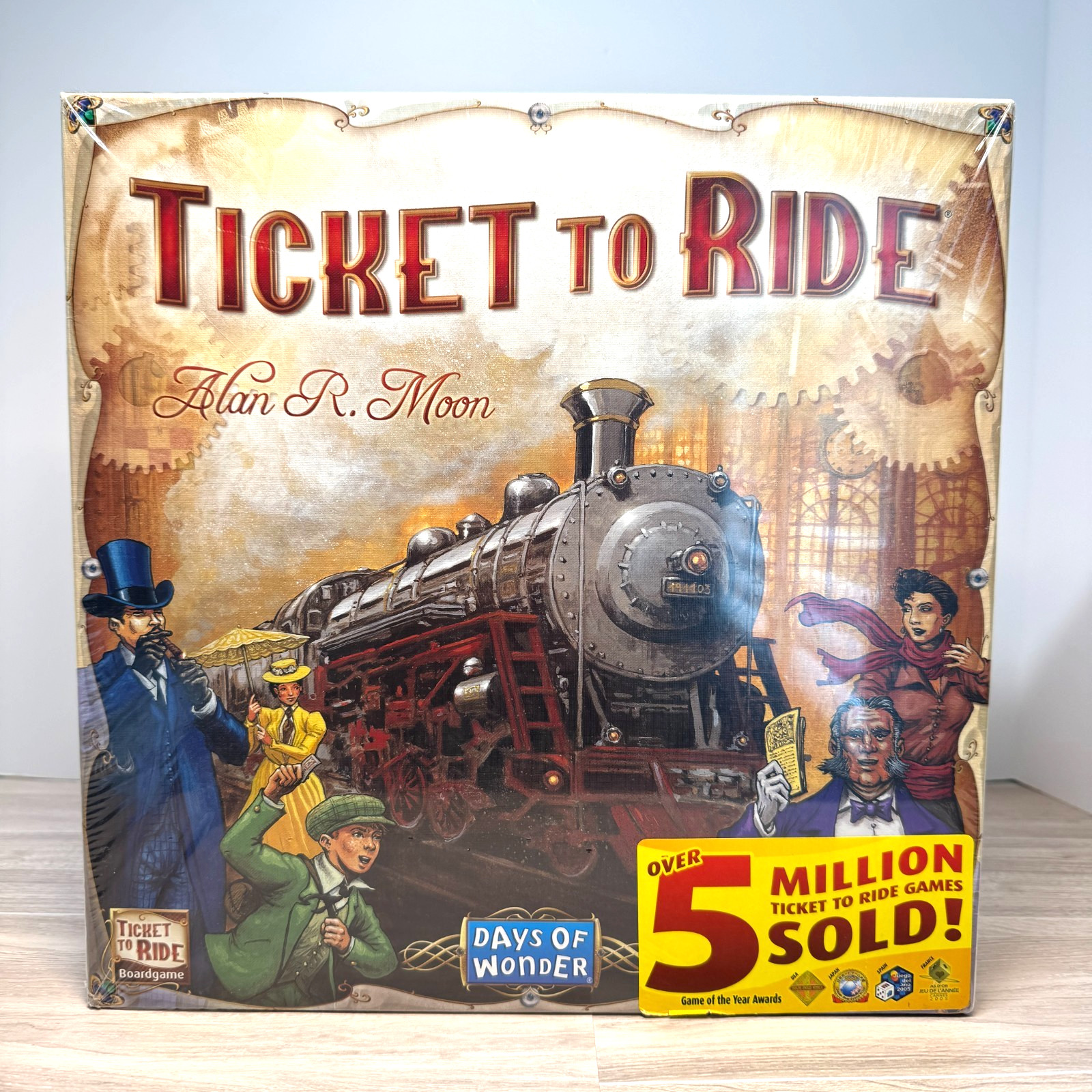 New Ticket to Ride Board Game, Sealed, but seal a bit torn, Strategy, Family