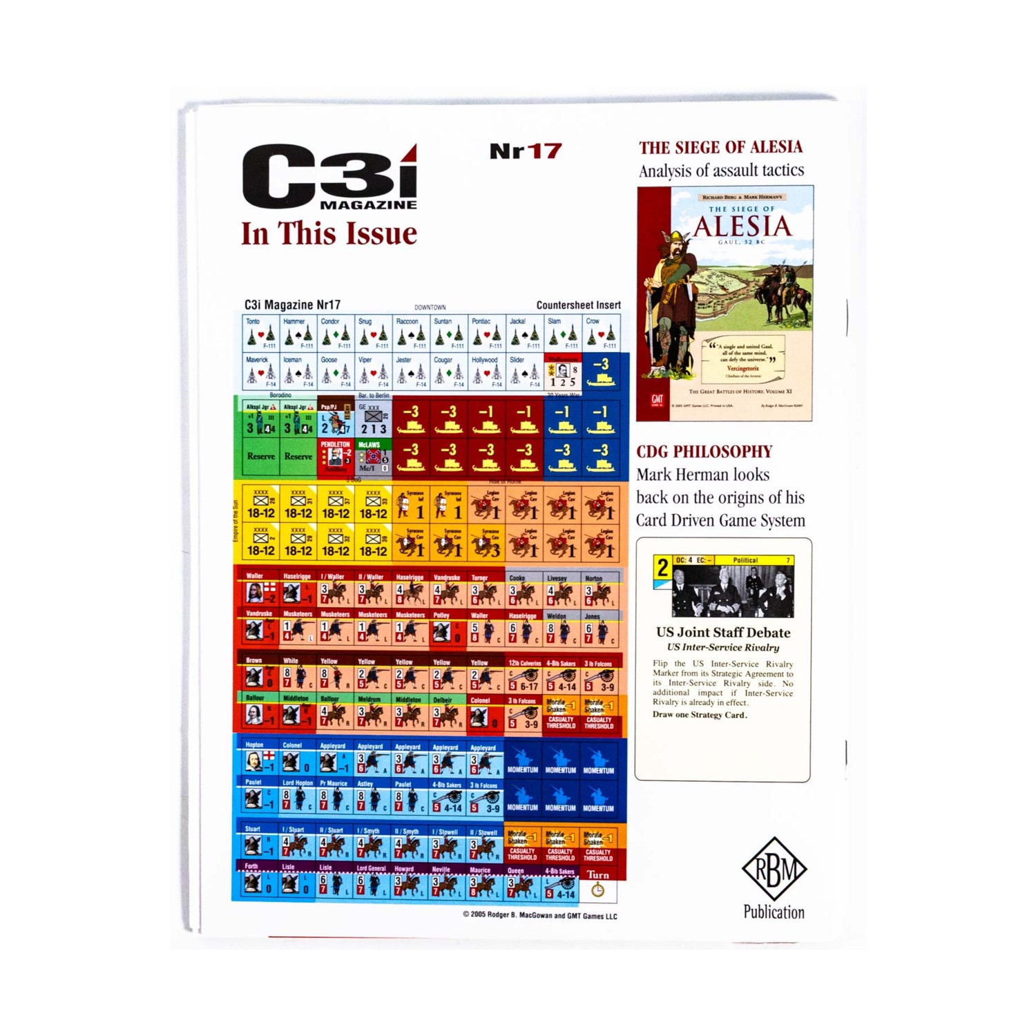 GMT C3i Mag #17 “Empire of the Sun, Downtown, Sweden Fights On” Mag NM