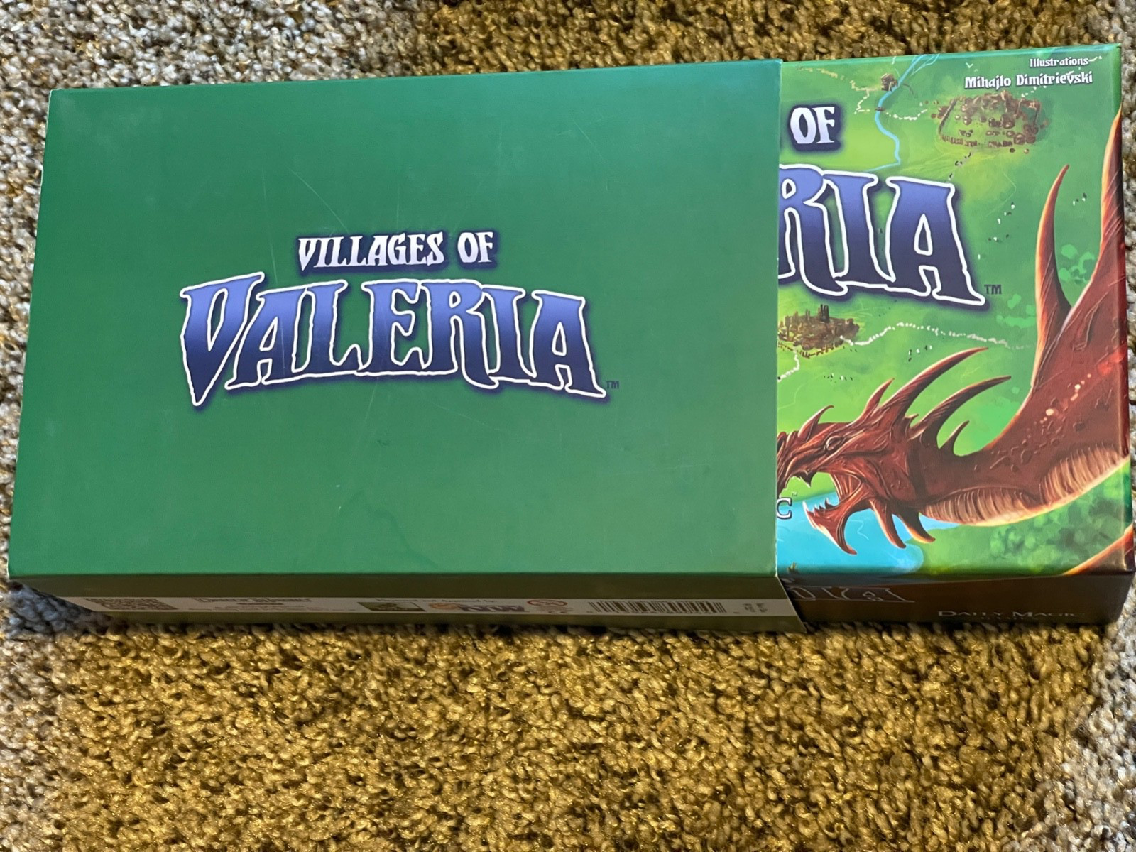 Daily Magic Boardgame Quests of Valeria And Villages Of Valeria USED