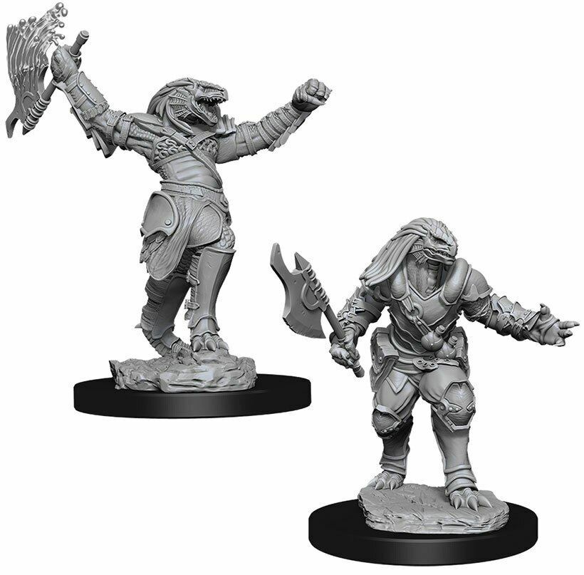 Female Dragonborn Fighter Wave 11 Nolzurs Marvelous Unpainted Miniatures