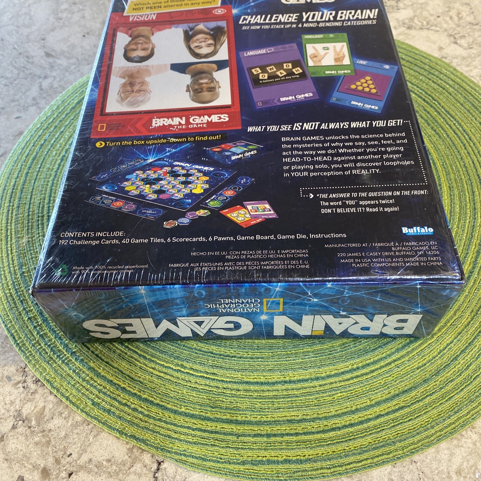 National Geographic Brain Games | The Game NEW Sealed Age 14 and up