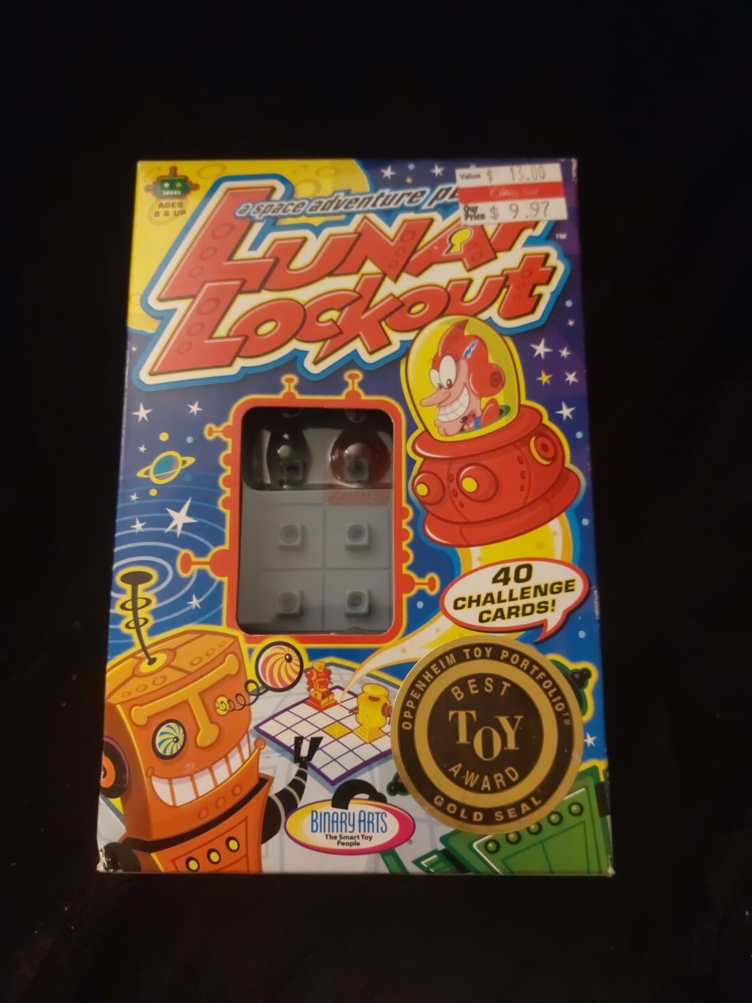 NEW Vintage 2000 Binary Arts Corp Lunar Lockout Board Puzzle Game