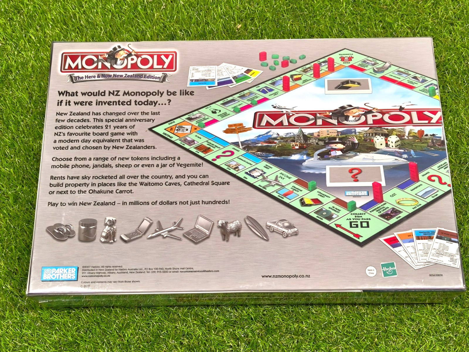 Monopoly The Here & Now New Zealand Edition Board Game New Sealed