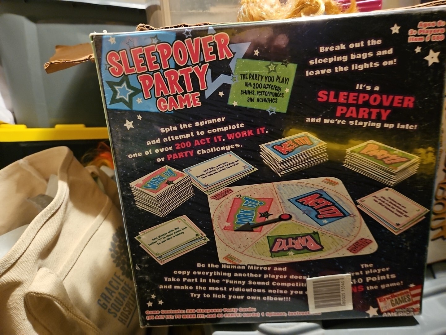 The Sleepover Party Game Endless Games 200 Activities Slumber Party
