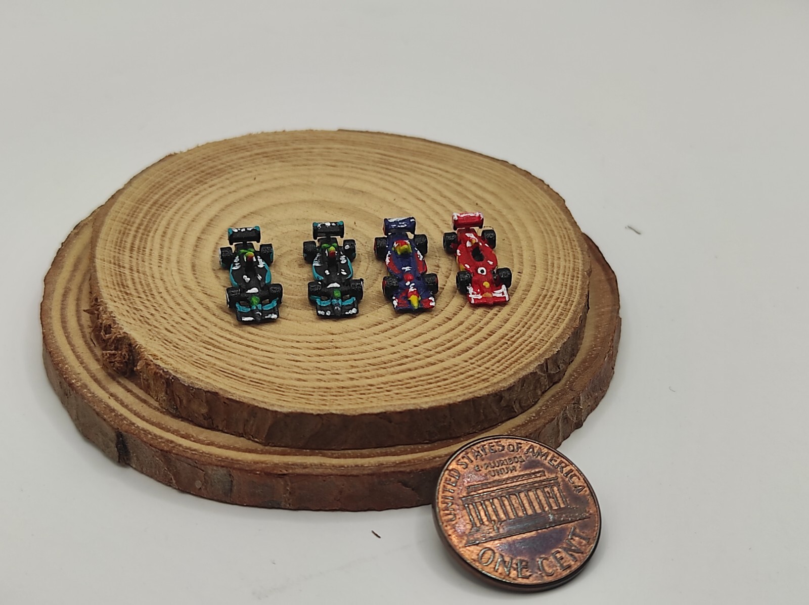 FORMULA D Artisan F 1 TEAMS 2024. 1 3D car Handmade painting. Board Game.