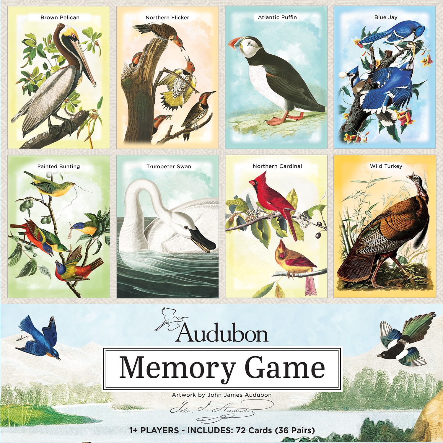 MasterPieces – Audubon Officially Licensed Memory Game