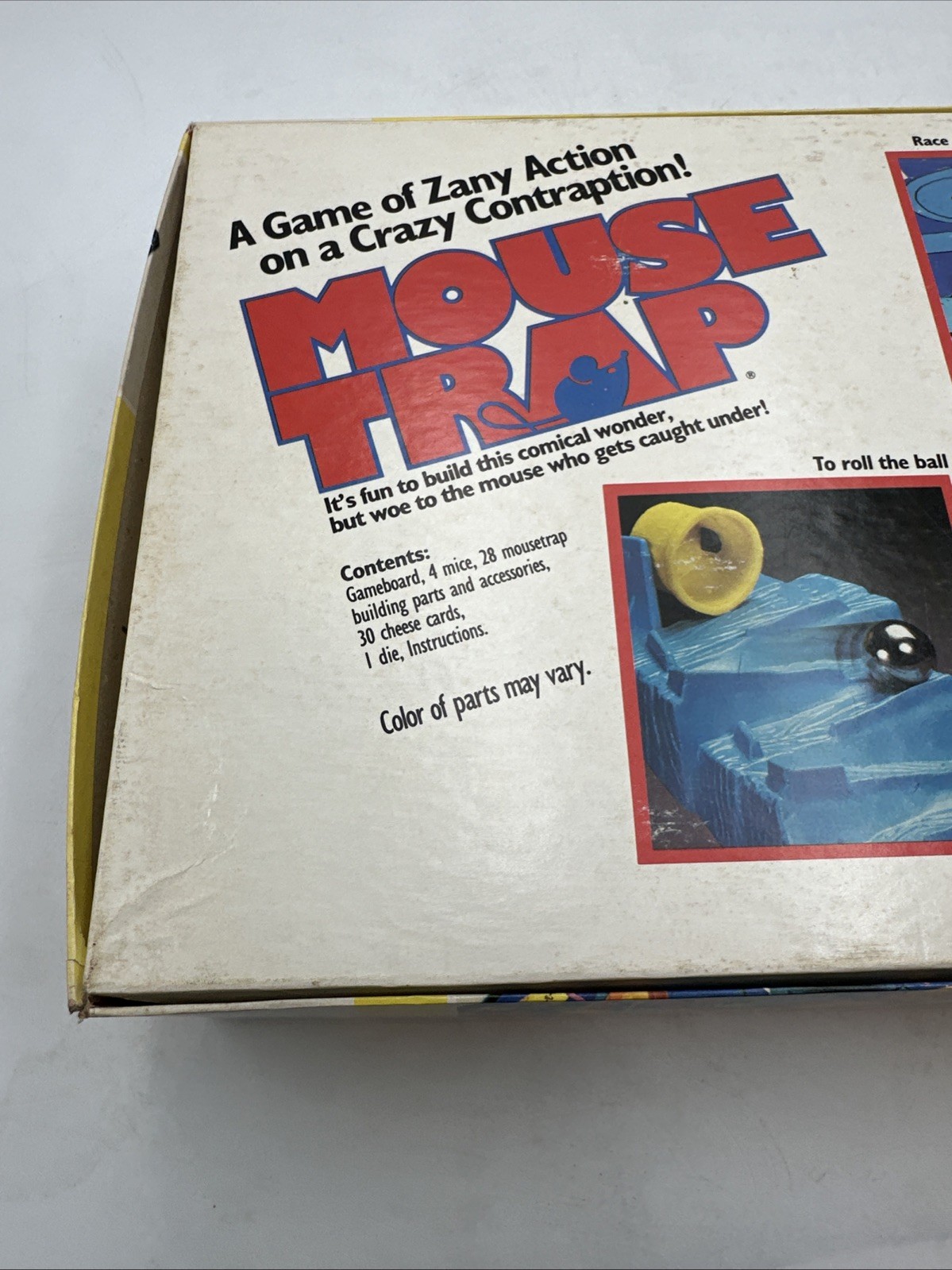 Vntg MOUSE TRAP Board Game by Milton Bradley 1986 Untested READ Description