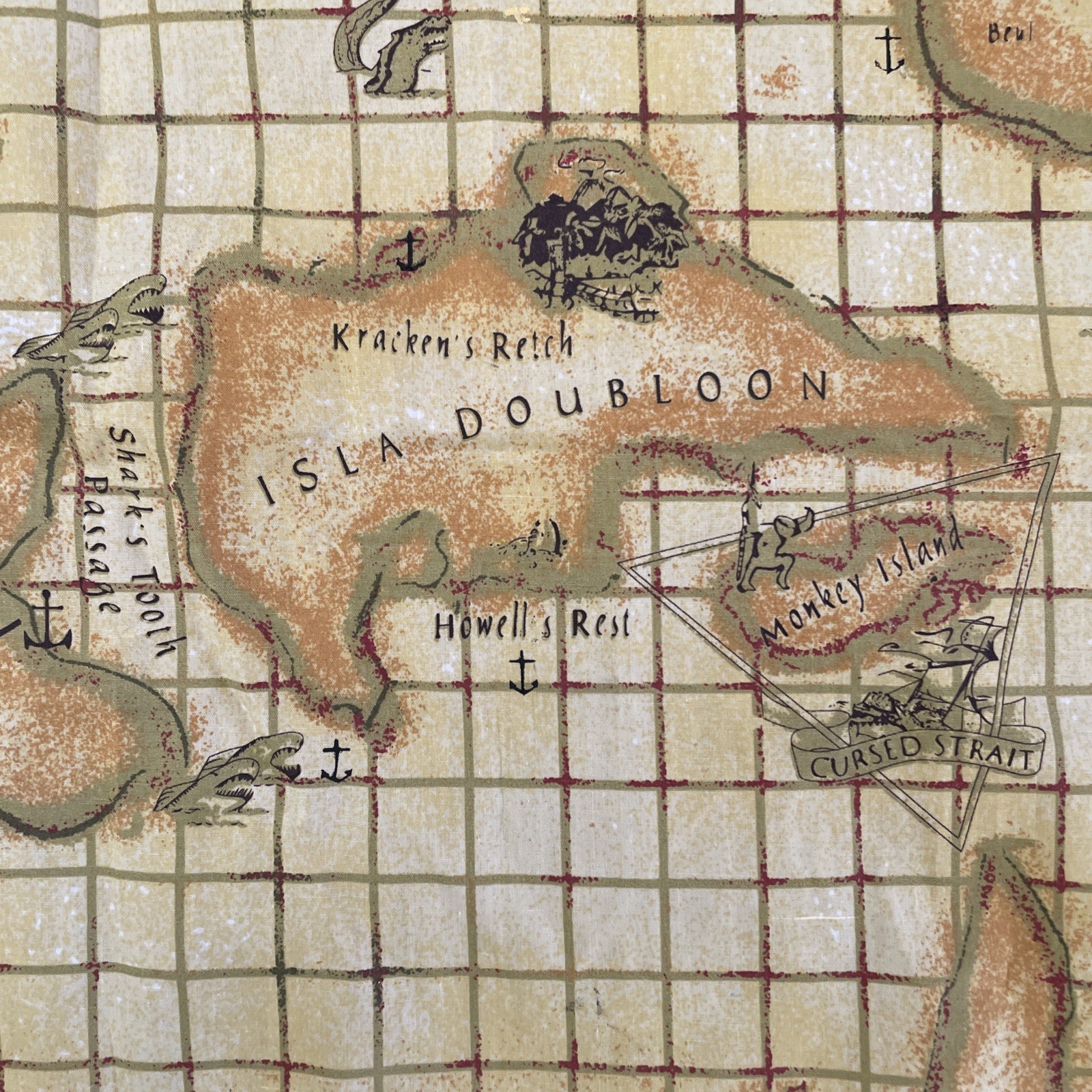 Dread Pirate Front Porch Classics Replacement Part – Cloth Map Playing Board