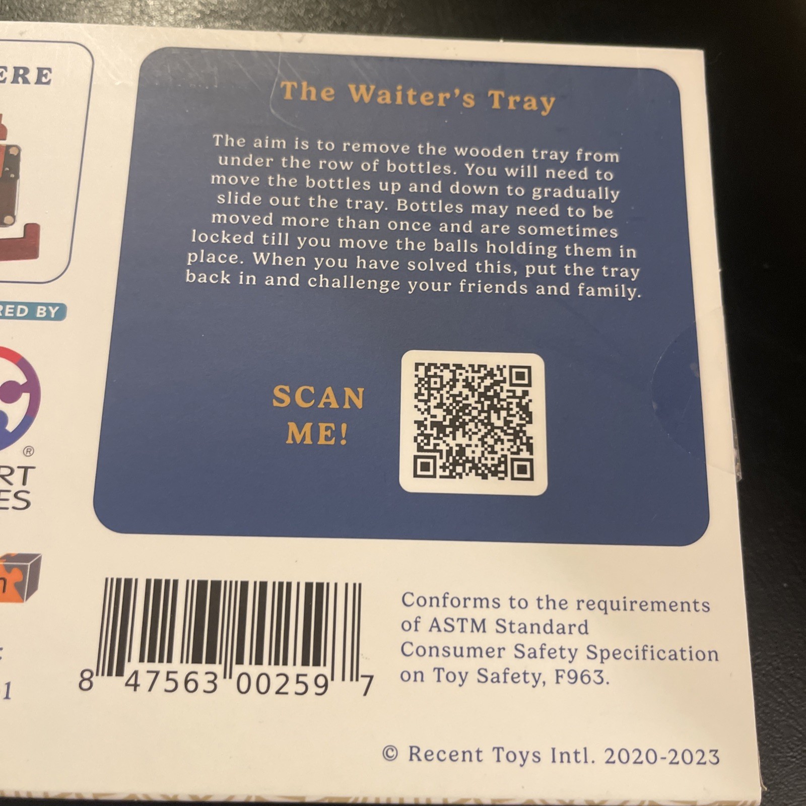 New Recent Toys Jean Claude Constantin’s Smart Toys Puzzle: The Waiter’s Tray