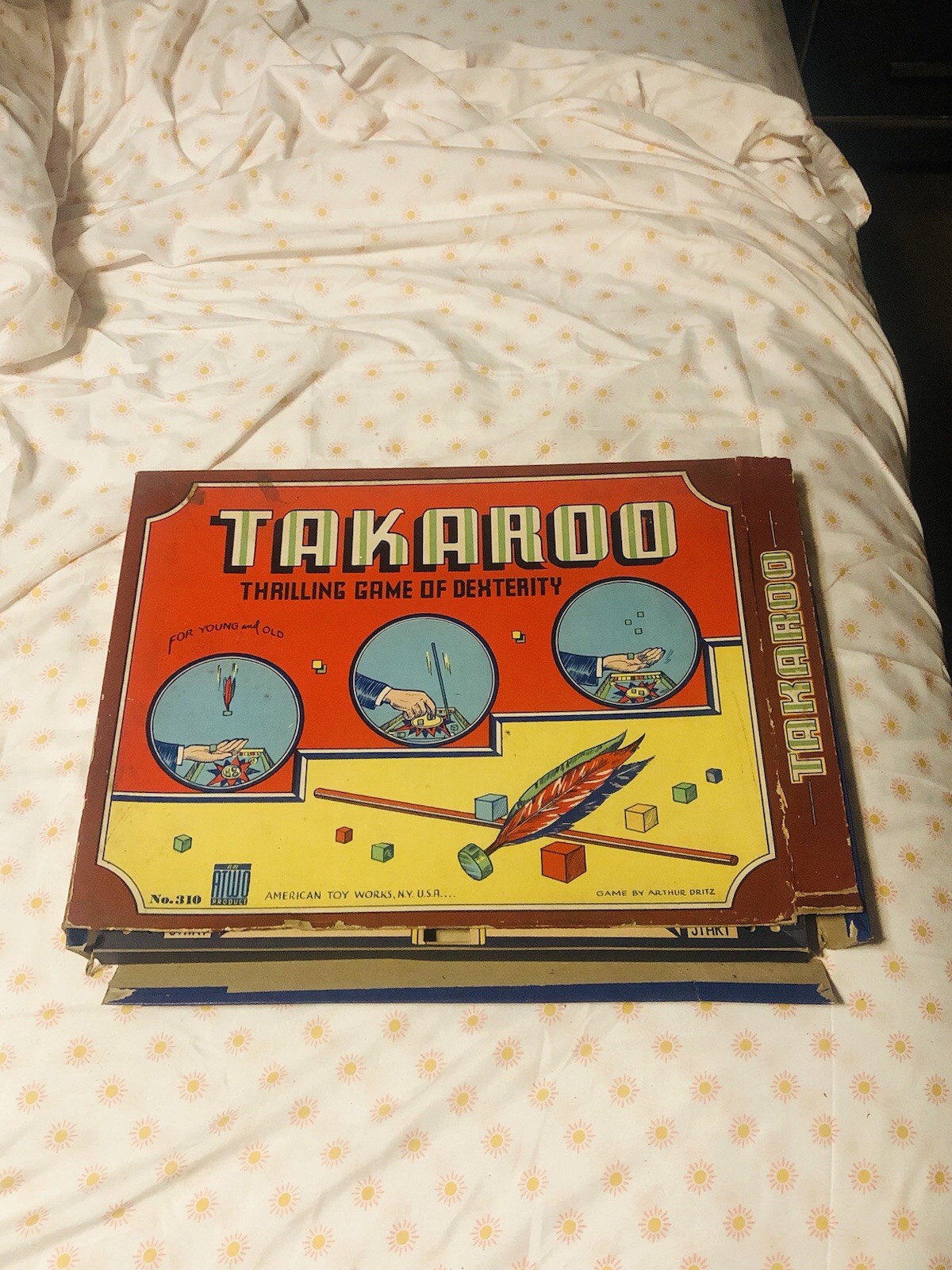 Vintage Takaroo: Thrilling Game of Dexterity, created by Arthur Dritz 1939!