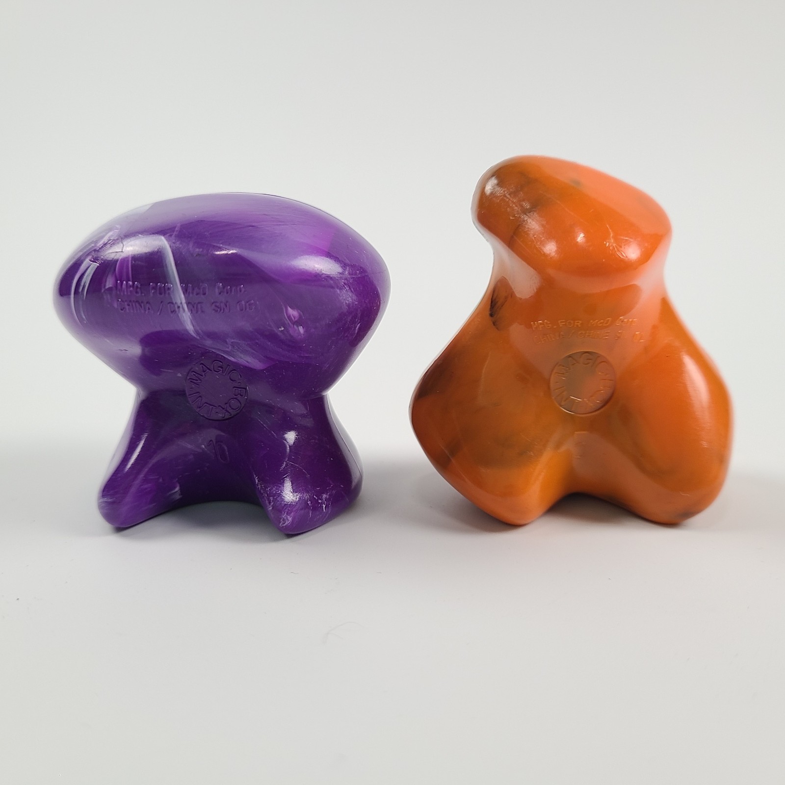 2 MARBLED Halloween Gogos Crazy Bones McDonald’s Magic Box Int.