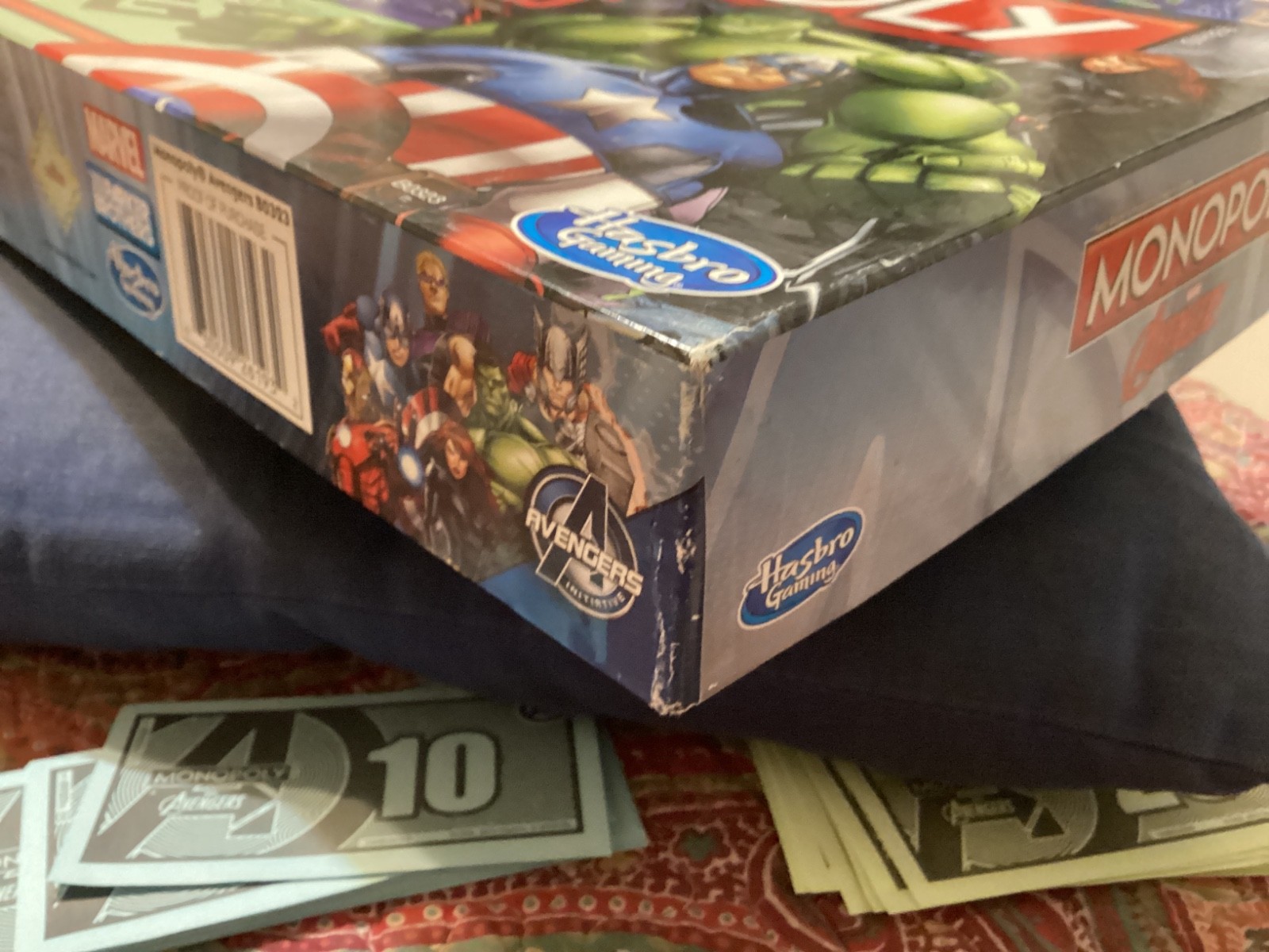 MONOPOLY MARVEL AVENGERS COMPLETE 2014 BOARD GAME! EXC. COND/ FREE POSTAGE!!!!!