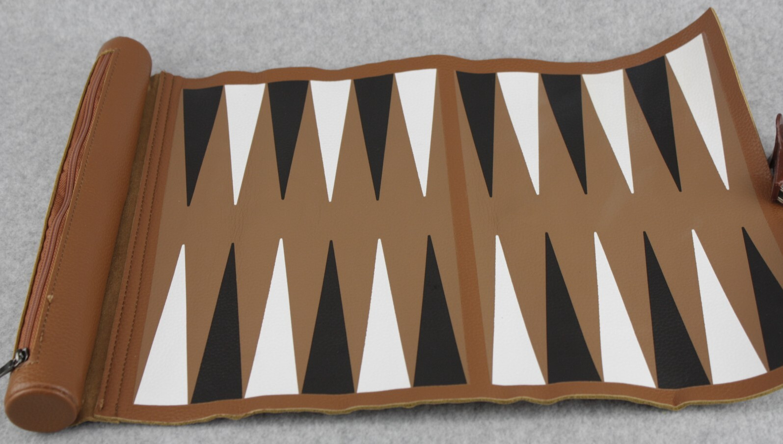 NEW Hearth & Hand Travel Rollable Backgammon Set Faux Leather 36 Piece FREE SHIP