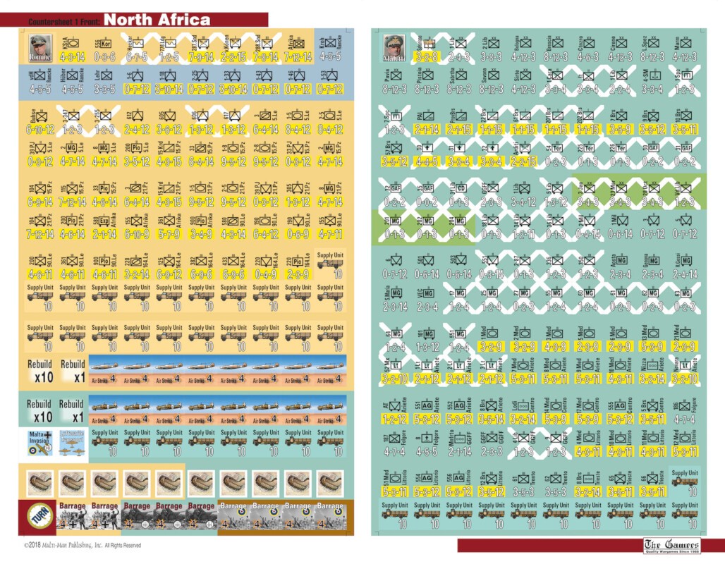 Multi-Man Publishing North Africa: Afrika Korps vs Desert Rats 1940-42