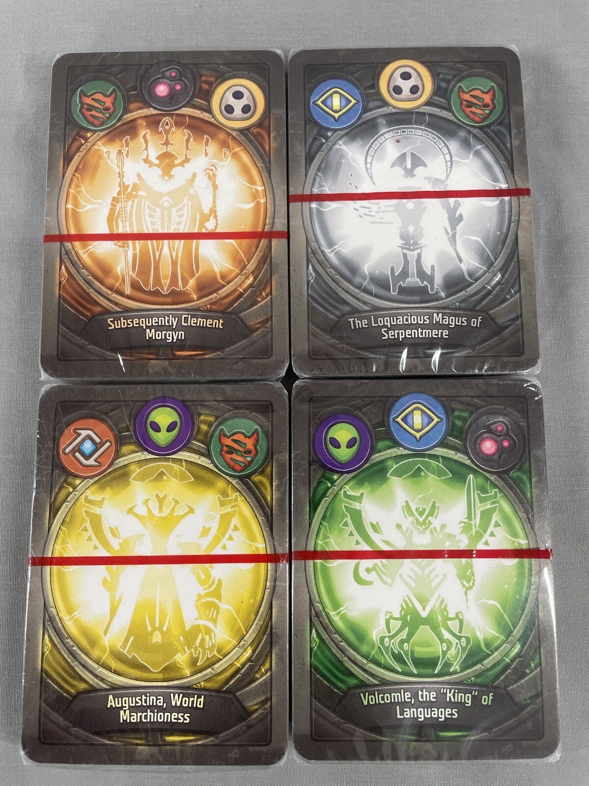 Fantasy Flight KEY FORGE Factory Sealed Decks Augustina Serpentmere Volcomle HTF