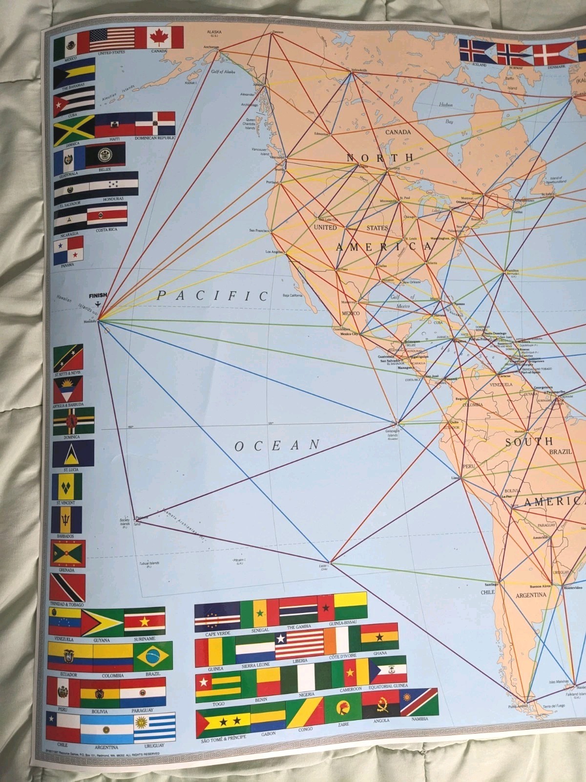 Take Off Kids Board Game Complete 1997 Educational Homeschool World Geography
