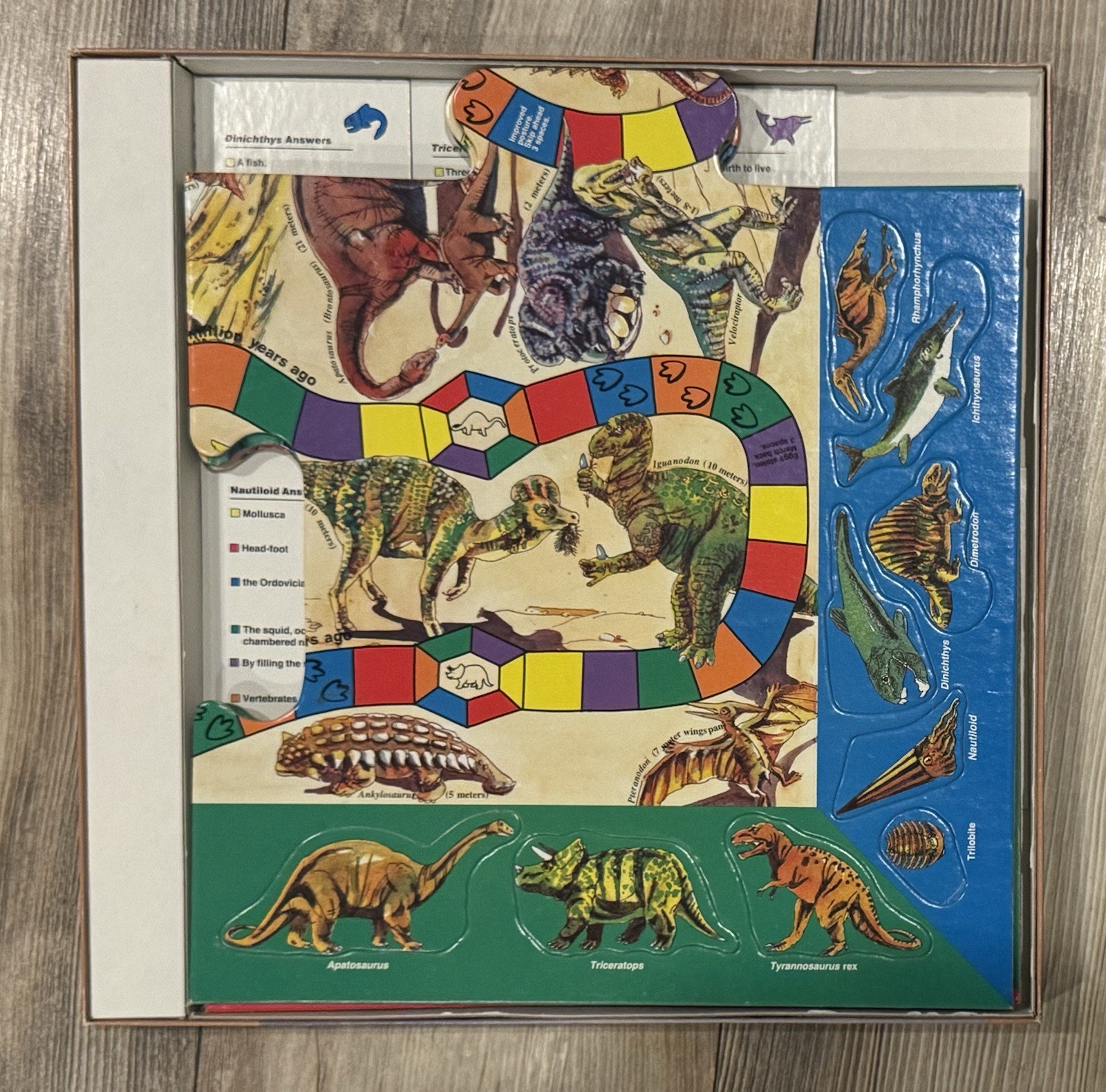VINTAGE! 1986 Dinosaurs And Things Board Game New In Box – UNPUNCHED!!