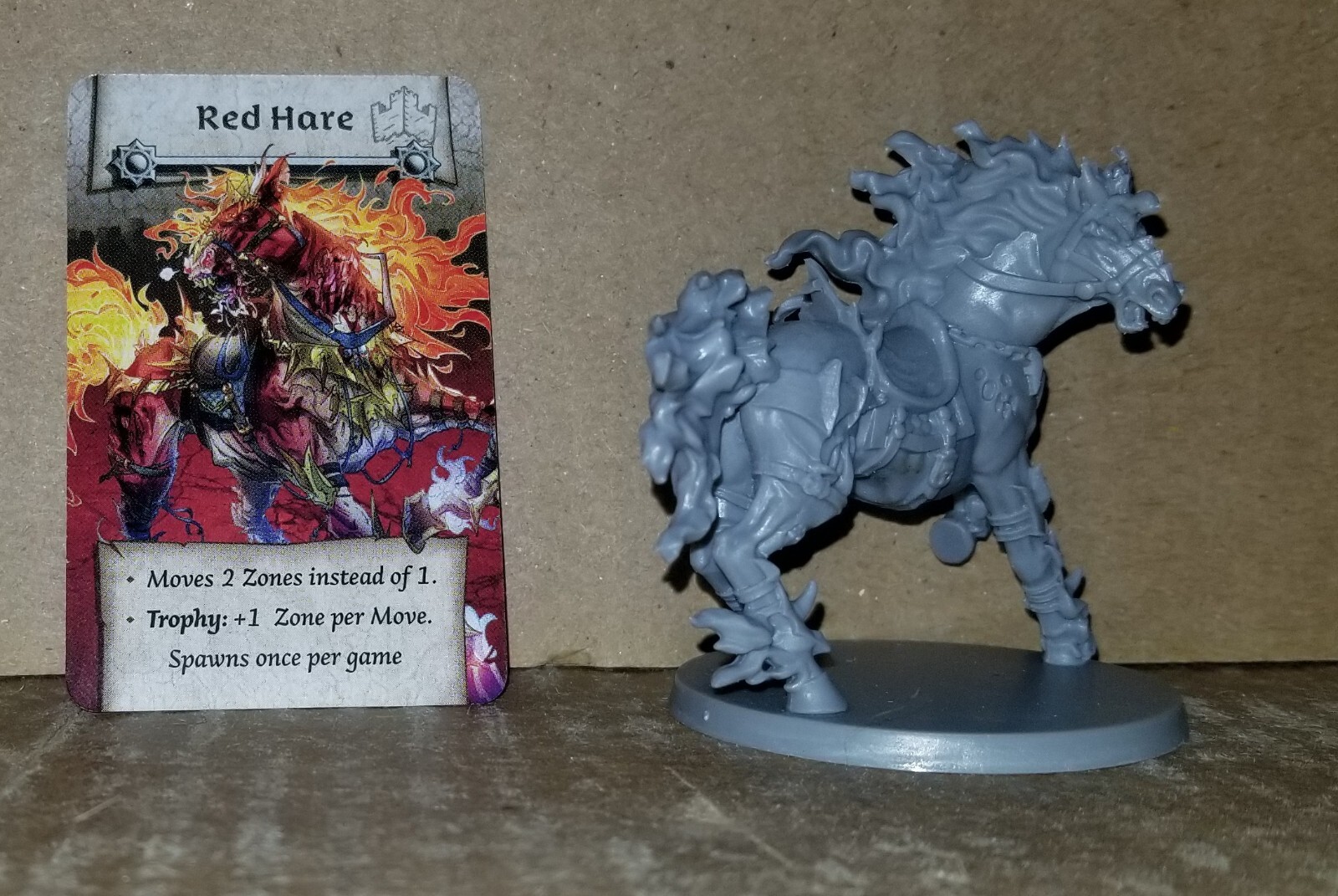 Zombicide White Death RED HARE Abomination Kickstarter Exclusive Promo