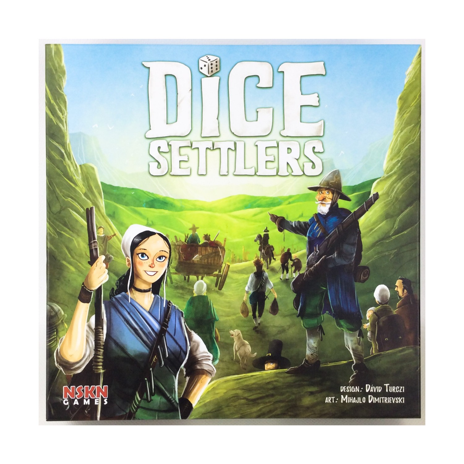 NSKN Dice Settlers Dice Settlers w/Western Sea Expansion! EX/NM