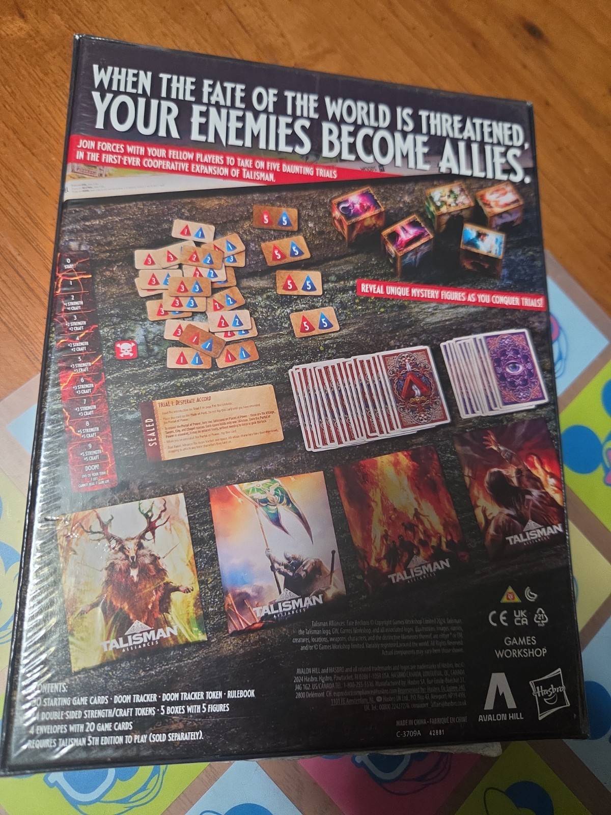 Hasbro Gaming Talisman Alliances: Fate Beckons Board Game Expansion NEW (L)