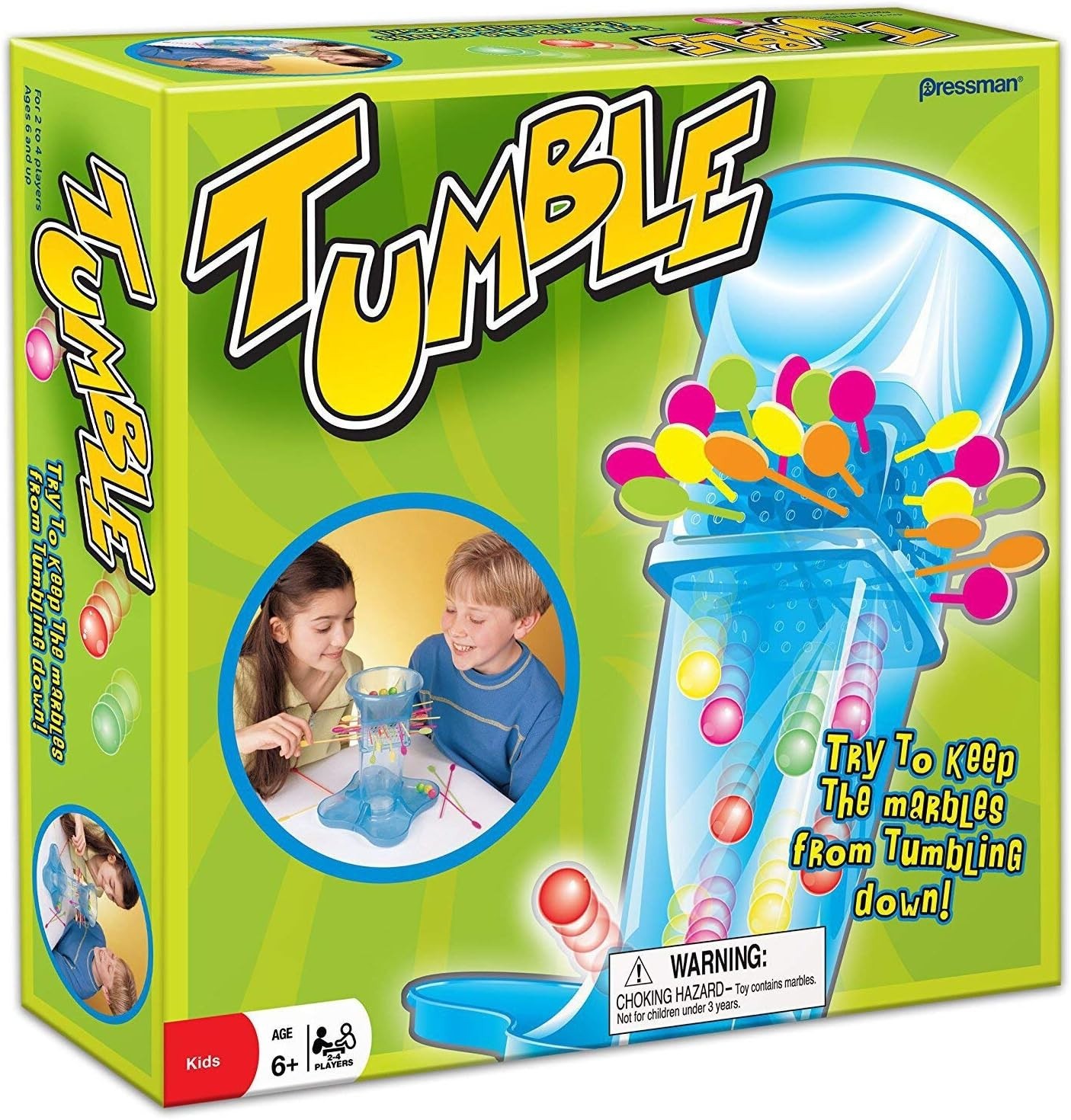 Interactive Tumble Game Plastic Unique Play Pattern Kids Educational
