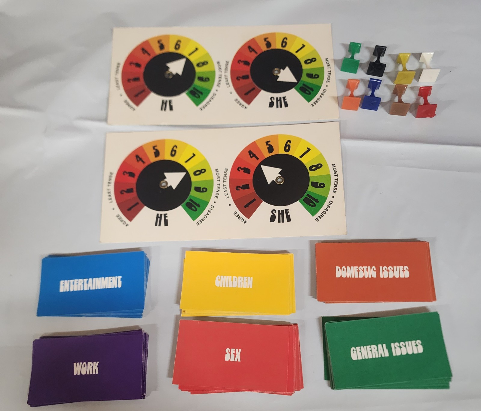 Compatibility Board Game Reiss Games Style #161 Made USA Vintage 1974 Complete