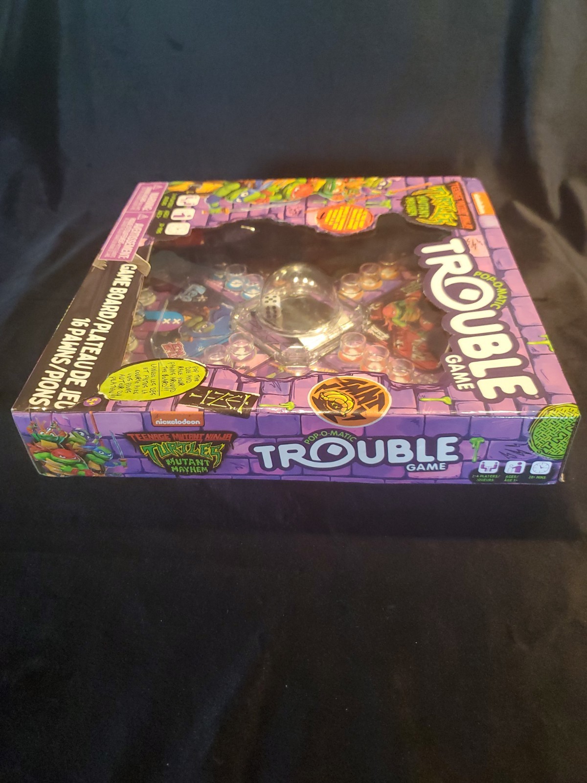 Teenage Mutant Ninja Turtles Mutant Mayhem Pop‑O‑Matic Trouble Board Game ~ NEW!
