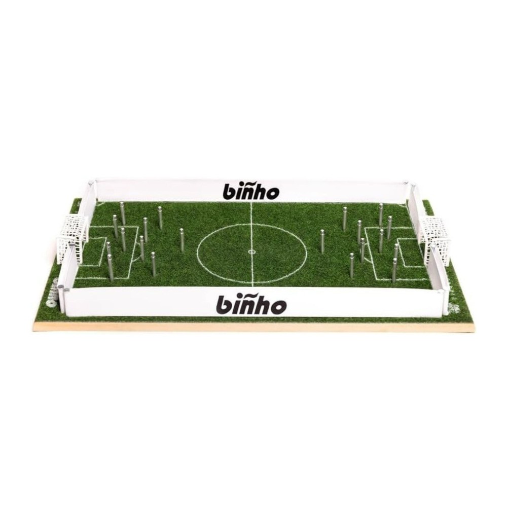 Binho Board Classic 2 Player Game with Turf Green Grass Material for Parties
