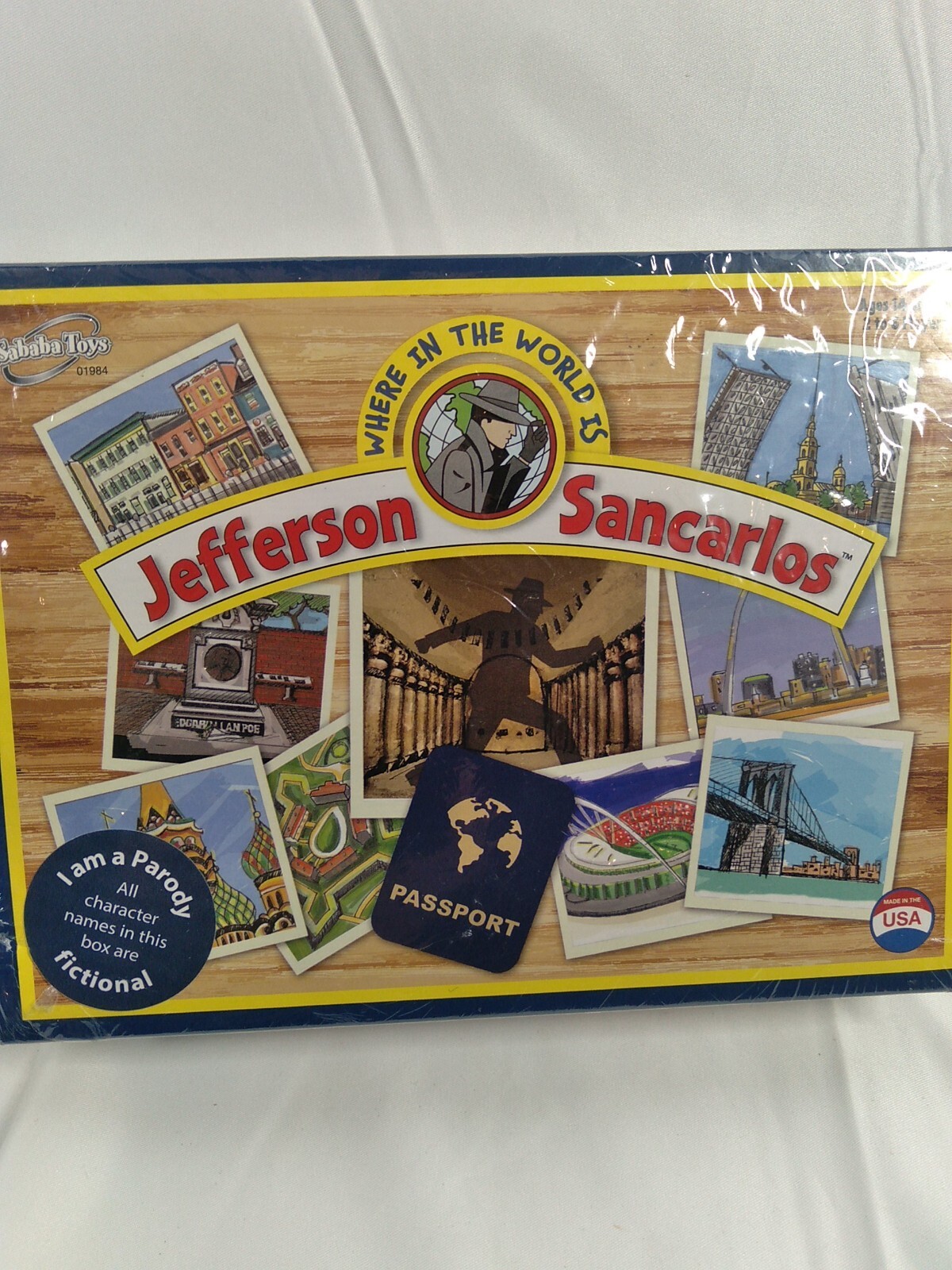 Where in the World Is Jefferson Sancarlos Game Mystery 14 & Up Sababa Toys New