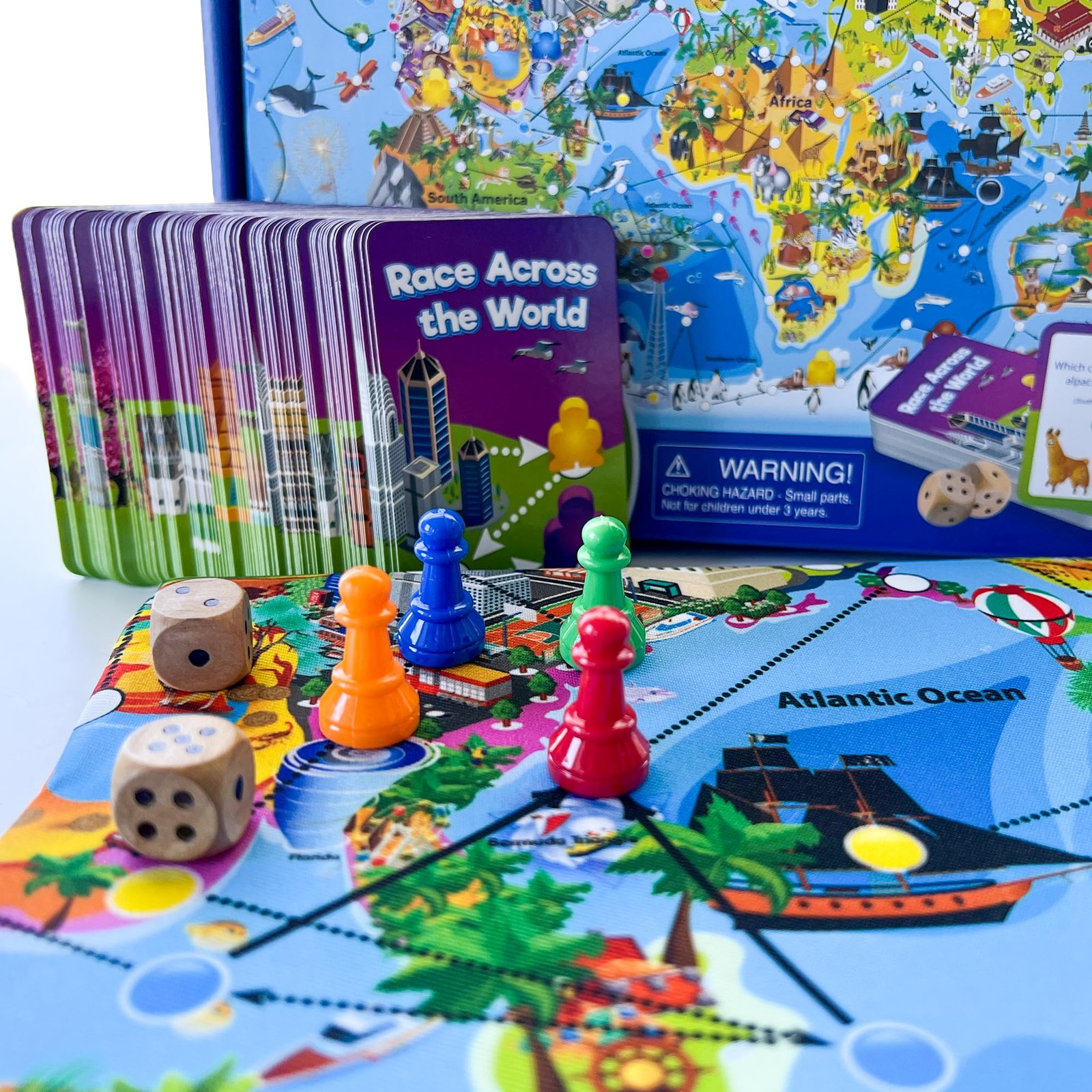 QUOKKA Board Game 1 to 10 Players – Learning, Educational – Geography, World – 1