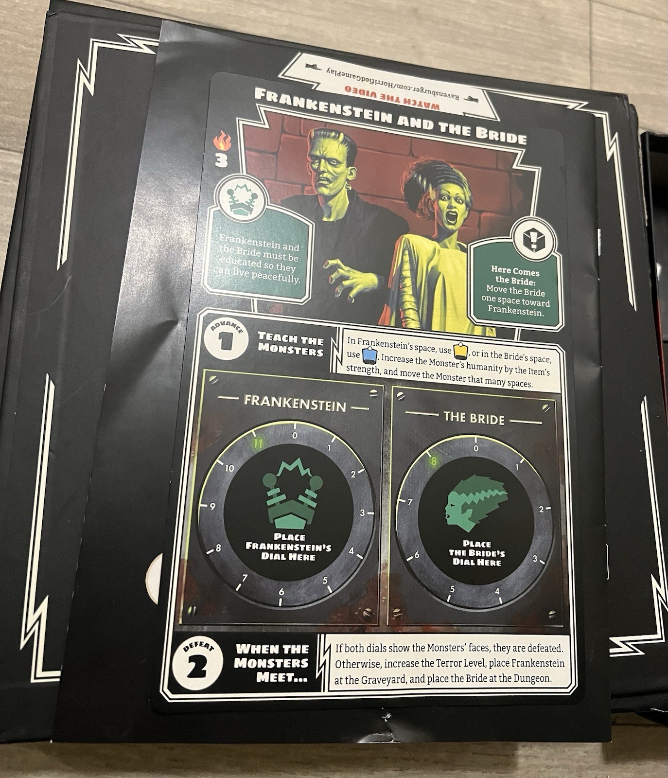 HORRIFIED board game Universal Studios monsters edition – Horror Movie