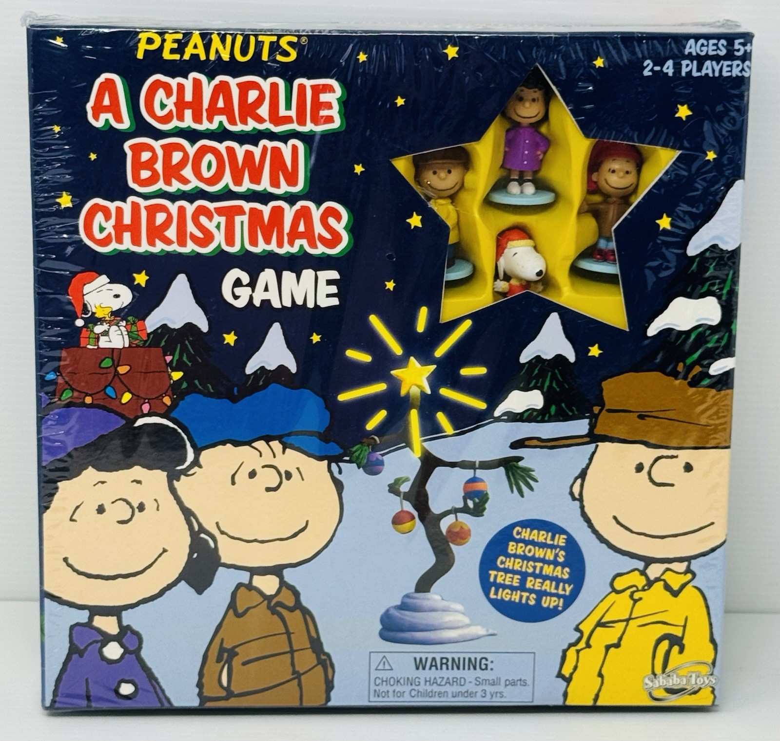 PEANUTS A Charlie Brown Christmas Board Game 2007 Sababa Toys New in Box