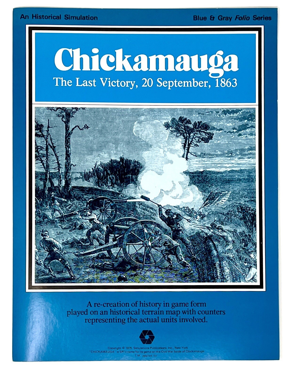 SPI – Chickamauga: The Last Victory (1975) COMPLETE PUNCHED EX