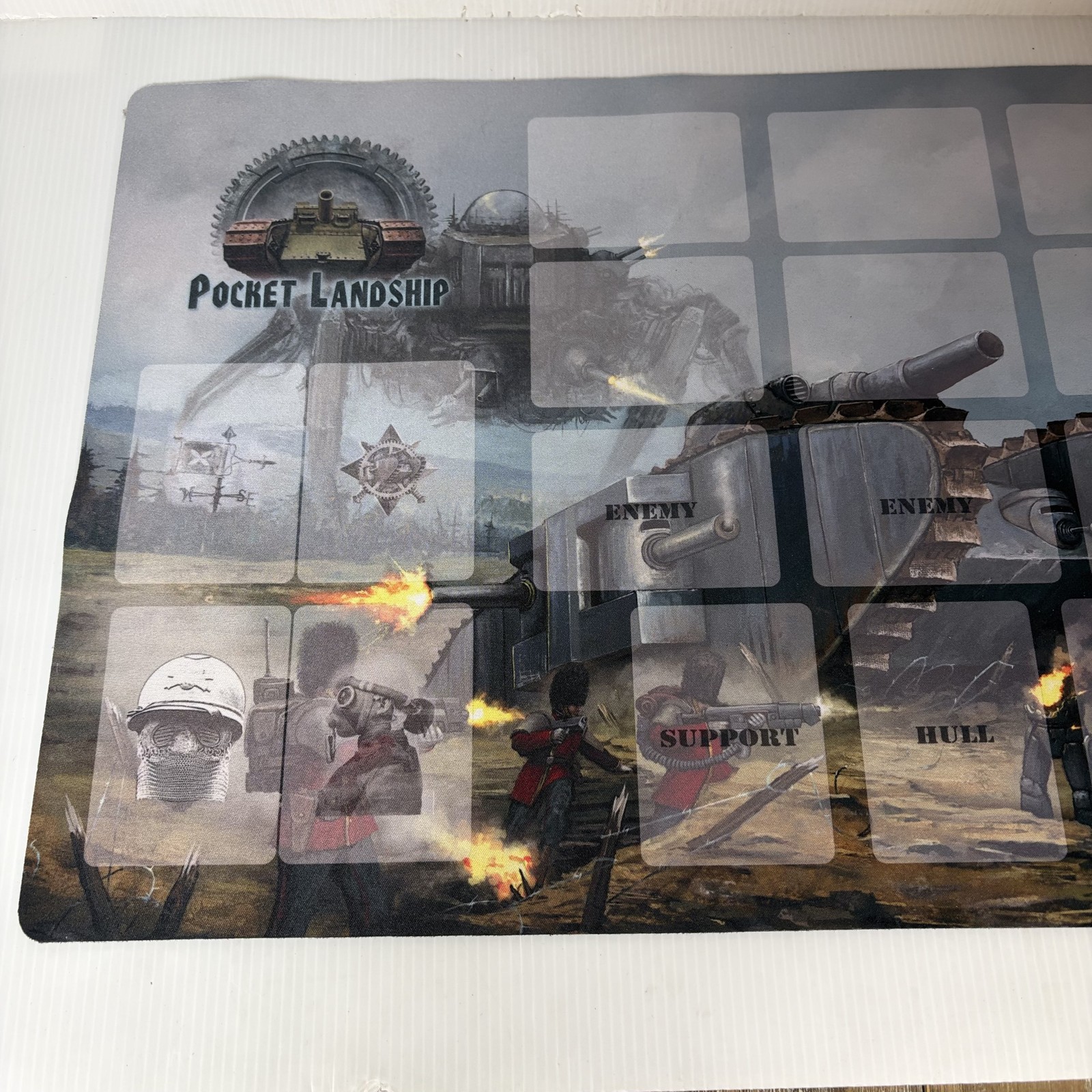 Pocket Landship Card Game Playmat Board Game Accessory Mat