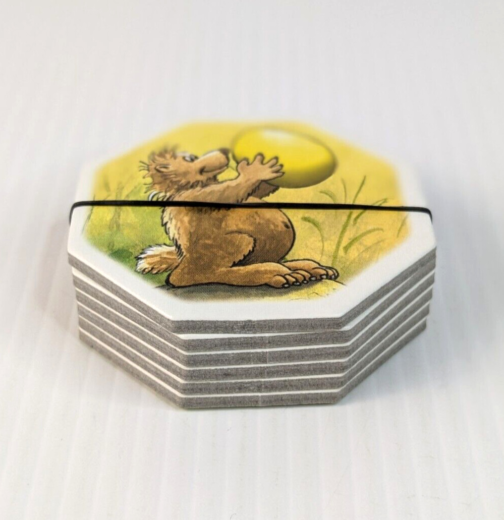 1 Zoch Gulo Gulo Board Game Gulo Yellow Octagonal Tile Parts Pieces Replacement