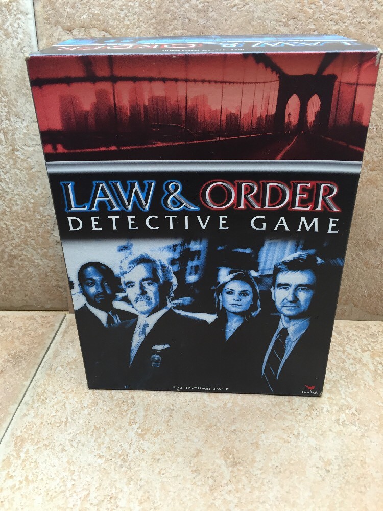 Law & Order detective game by Cardinal
