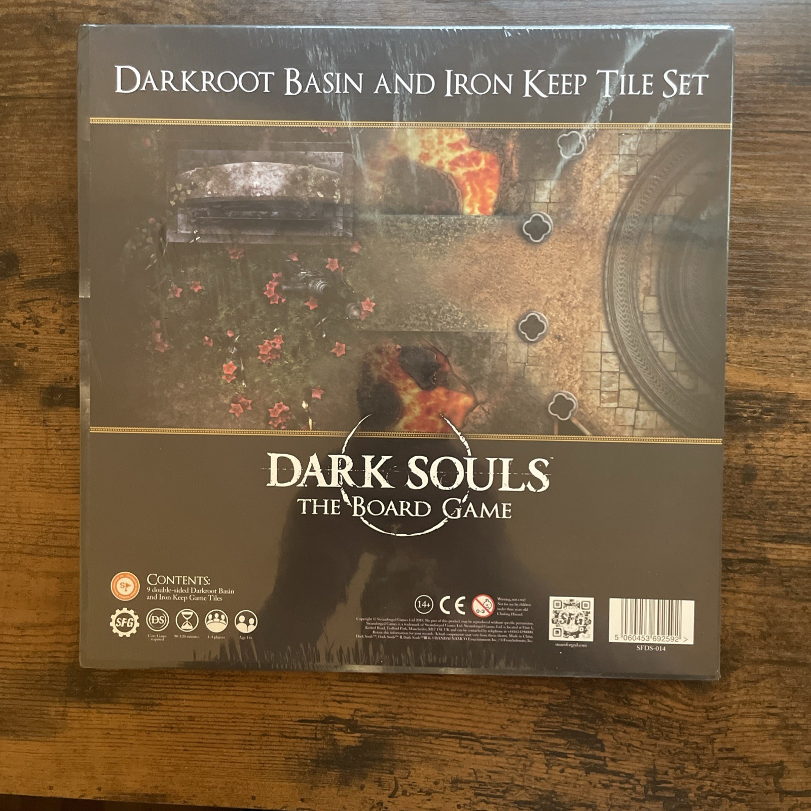 Dark Souls: The Board Game – Darkroot Basin and Iron Keep Tile Set – NEW