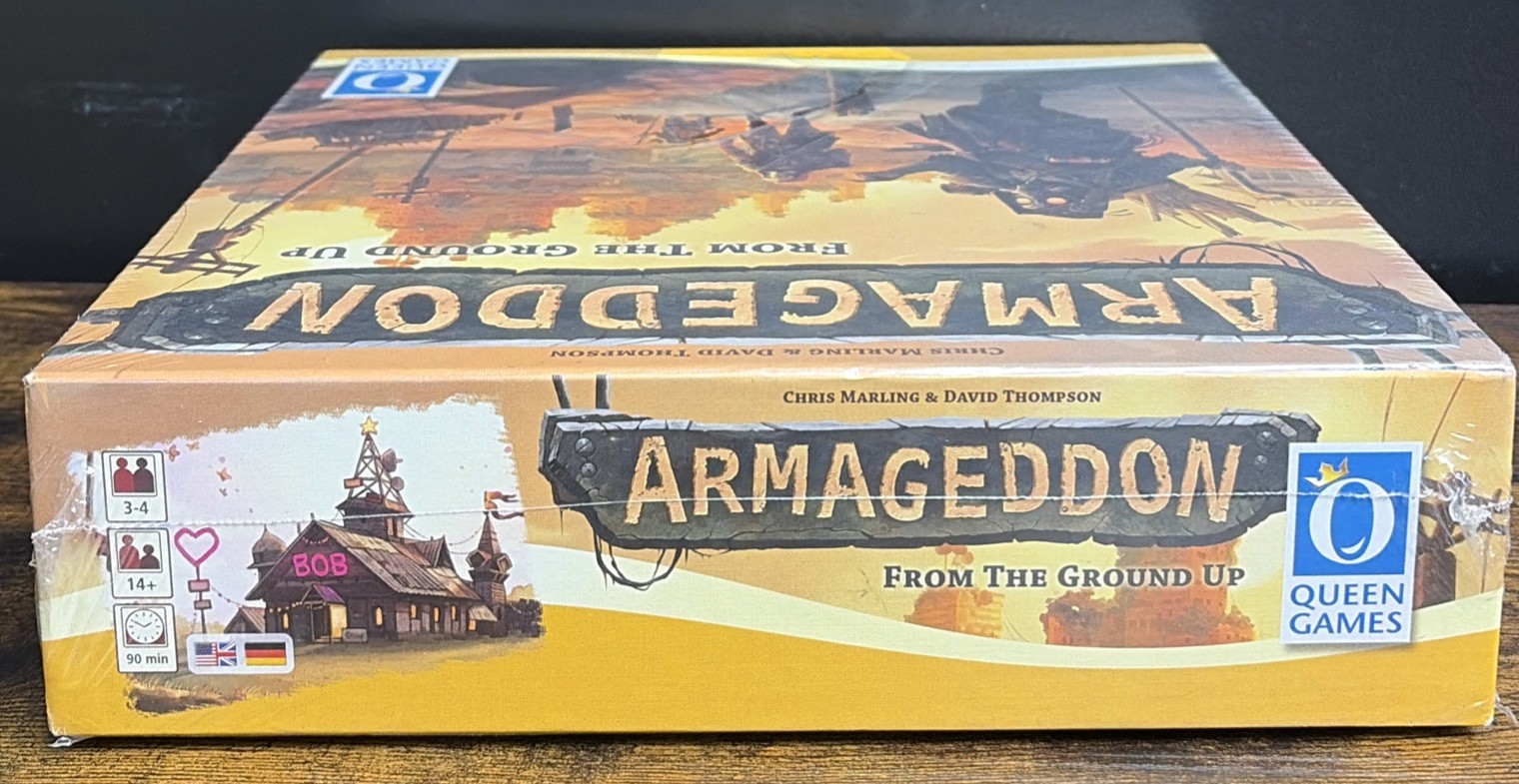 Armageddon From the Ground Up Queen Games 14+ 3-4 Players 2016 Factory Sealed