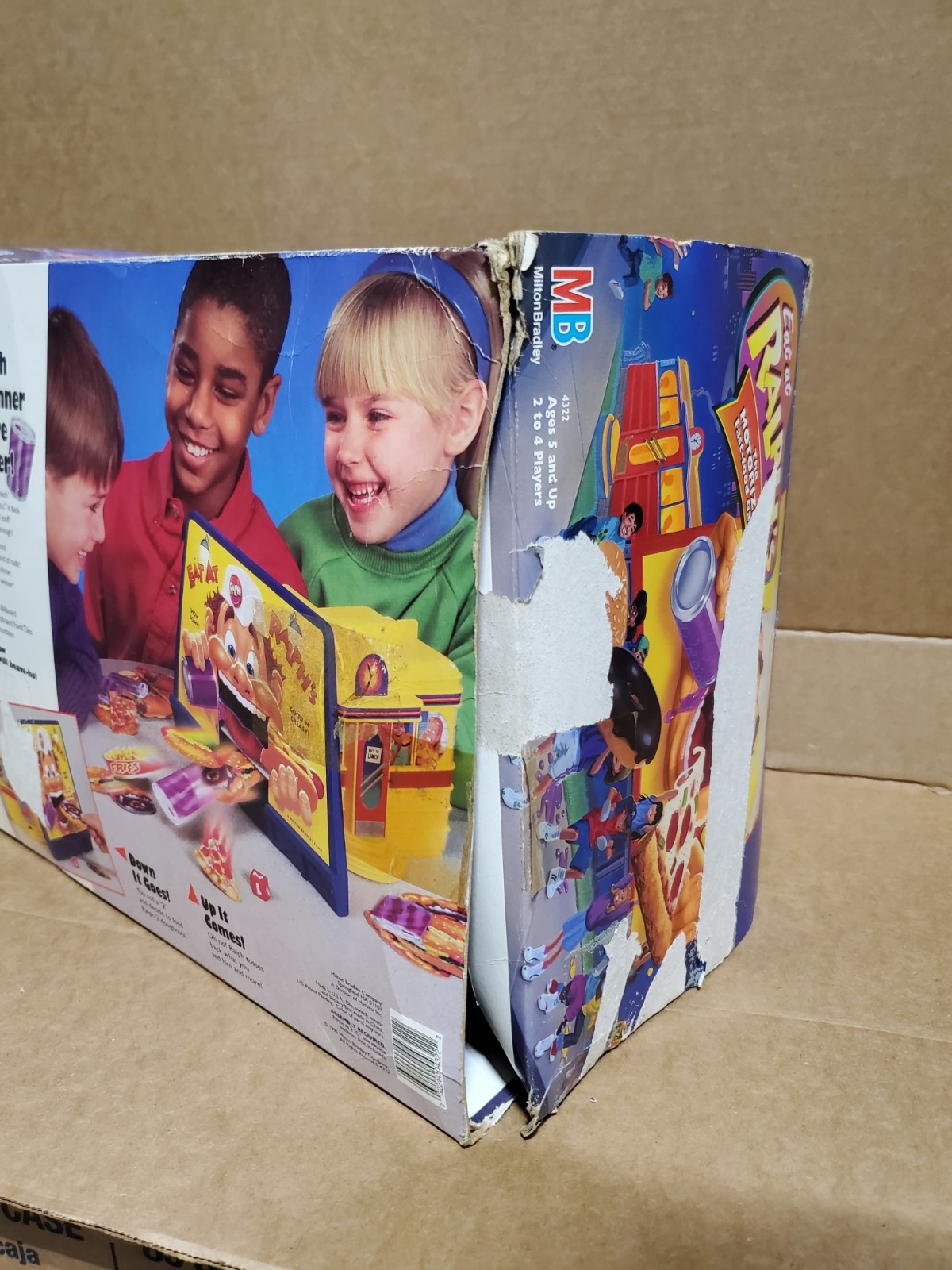 Eat at Ralph’s 1992 Motorized Fast Food Game Milton Bradley Tested (Incomplete)