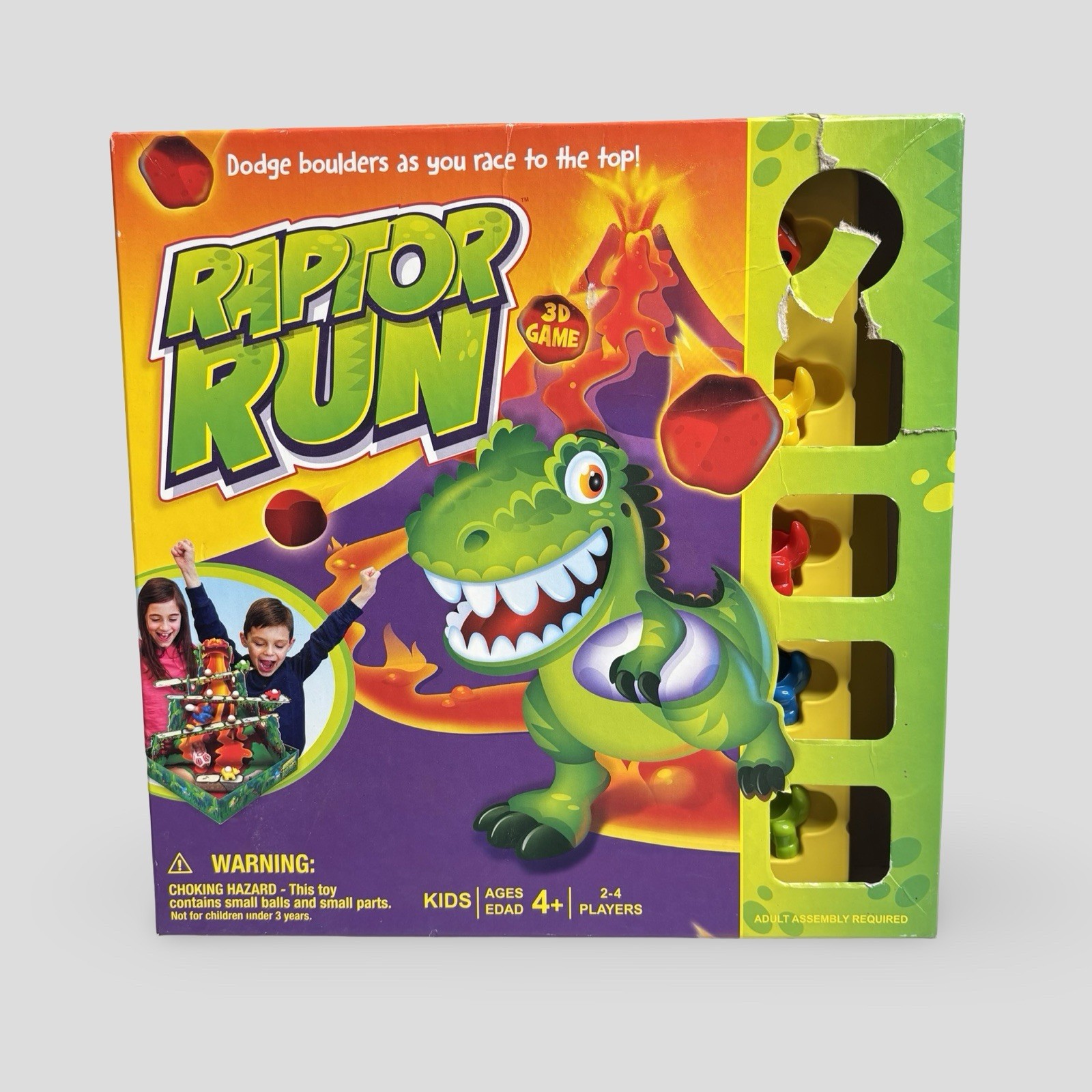 Buffalo Games Raptor Run 3D Game RARE HTF Ages 4+ Complete