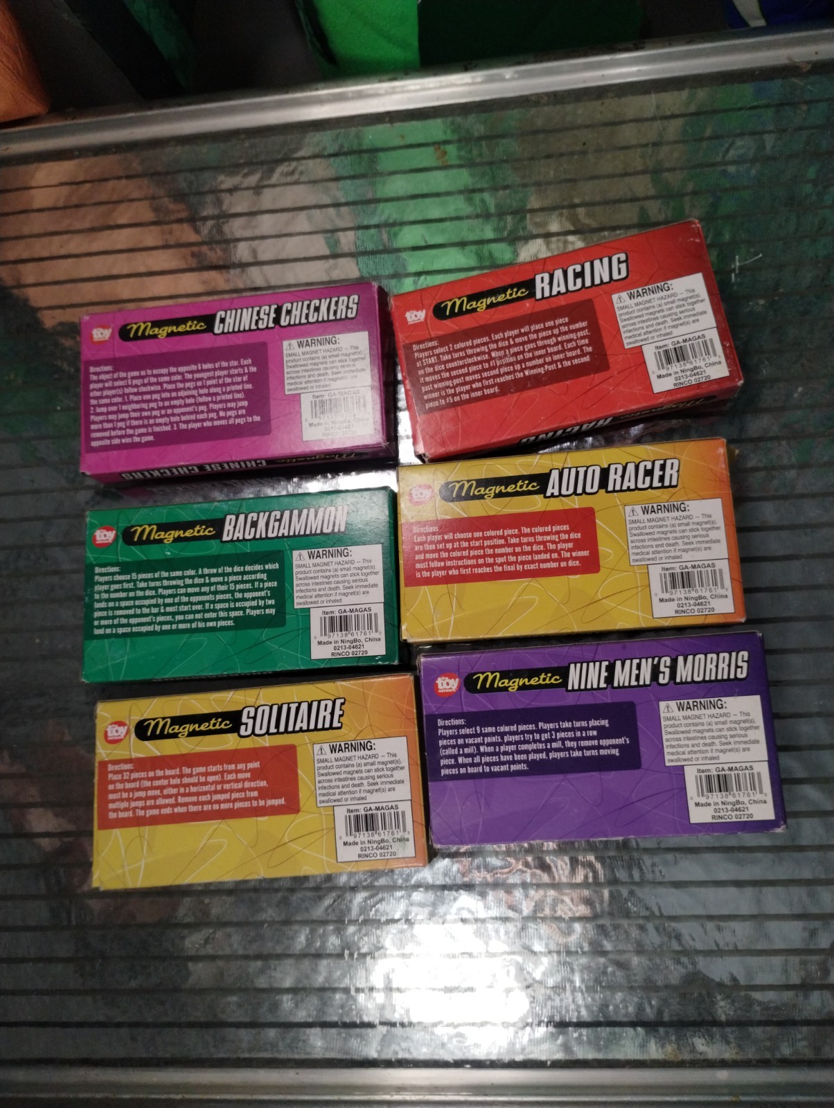 Magnetic Travel Game Lot