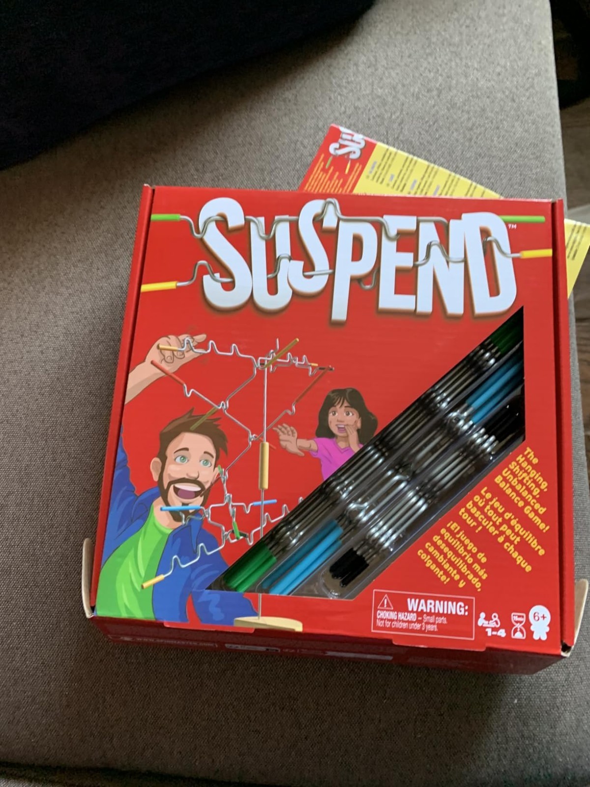 Spin Master Games, Suspend, A Balancing Family Game of Tricky Hangs & Steady Han