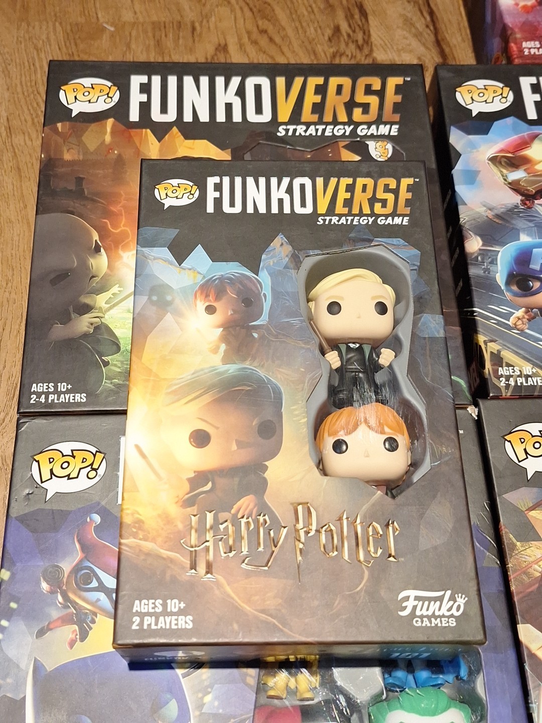 Funko Funkoverse Strategy Game Lot Harry Potter Jurassic Park DC Marvel