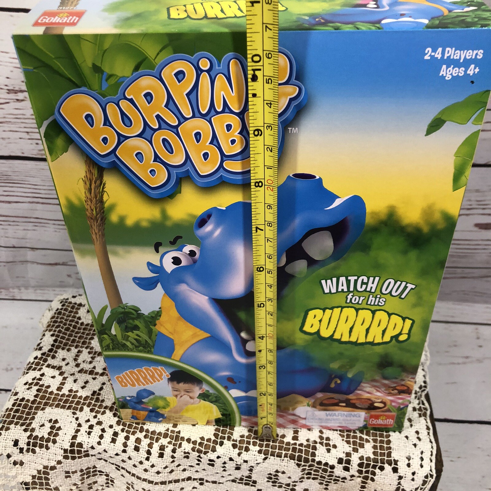 Burping Bobby Hippo by Goliath Game Toys Family Fun Night 2-4 Players New