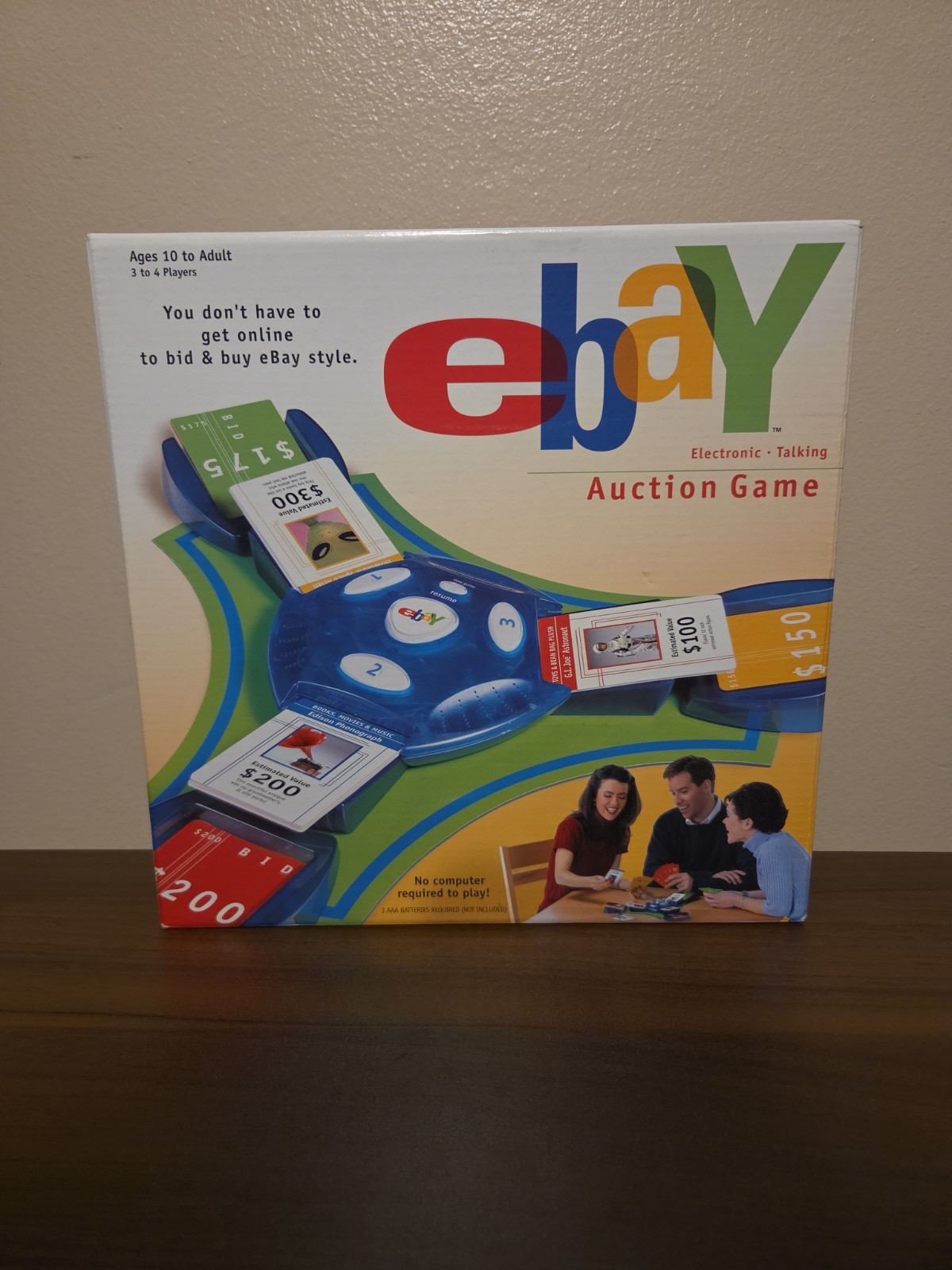 Vintage Parker Brothers Ebay Auction Board Game 2001 Brand New Sealed